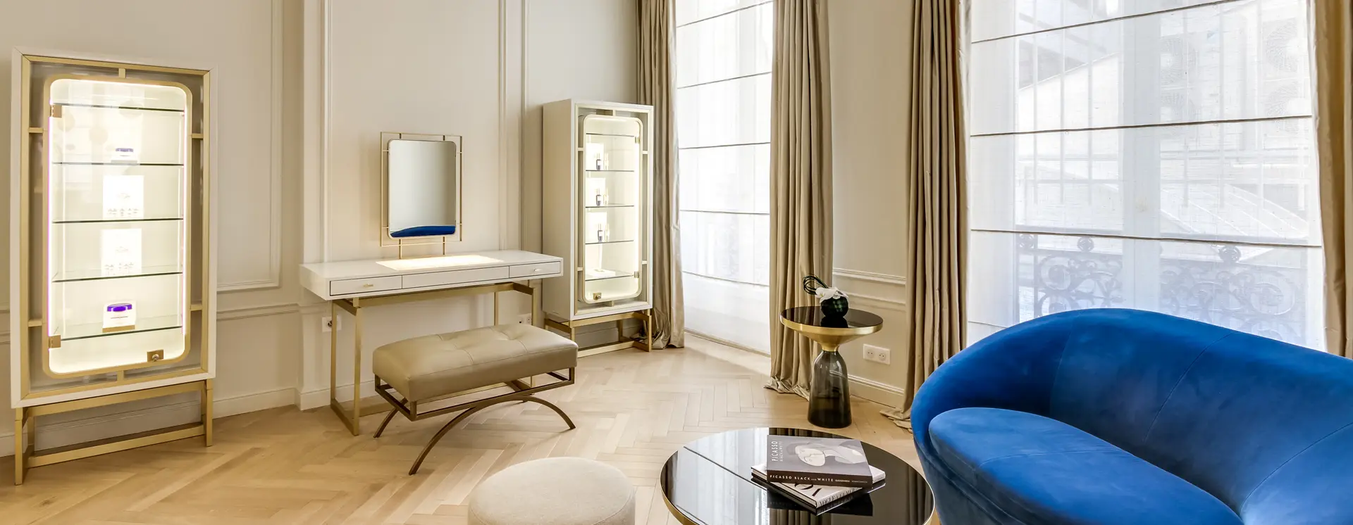 The luxury of a private mansion