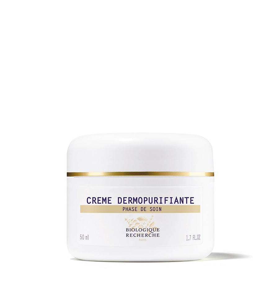 Crème Dermopurifiante, قناع بيوسليلوز مضاد للتجاعيد ومنعم للوجه