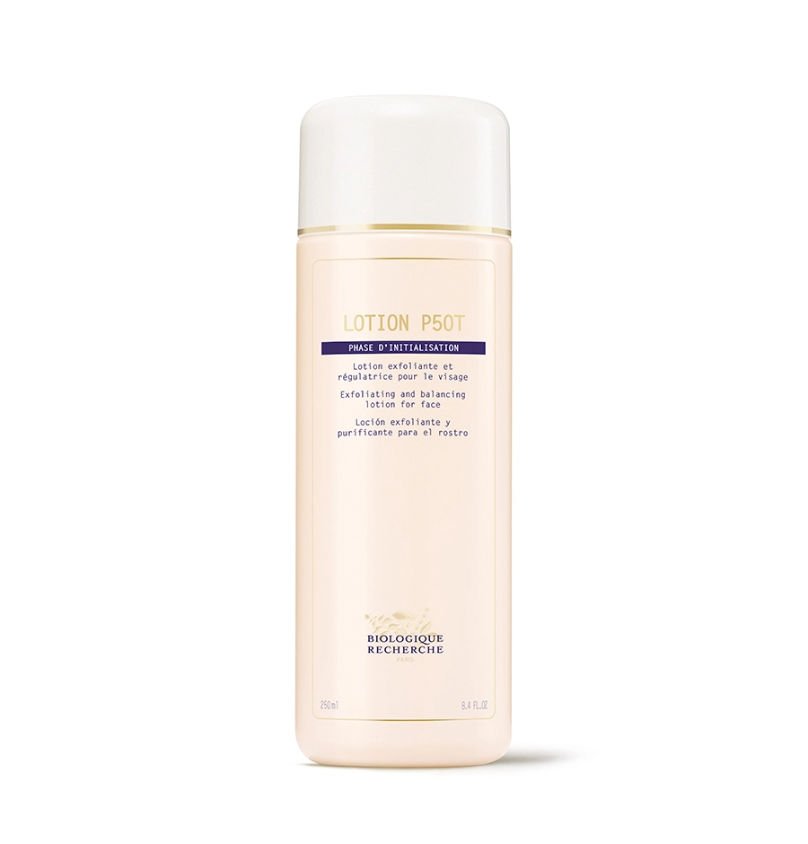 Lotion P50T, Exfoliating and balancing lotion for face